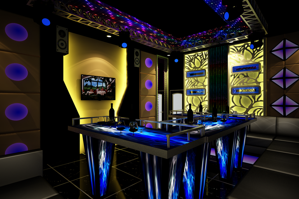 Mẫu thiết kế phòng karaoke minibar