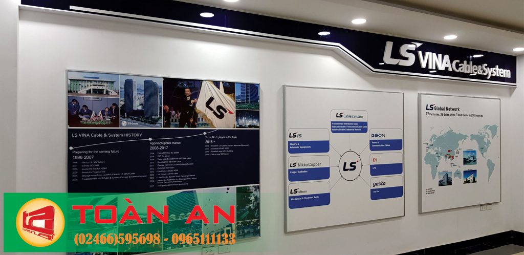 Sản phẩm biển hiệu do Toàn An cung cấp luôn đảm bảo chất lượng, có thông qua kiểm duyệt của đội ngũ công ty